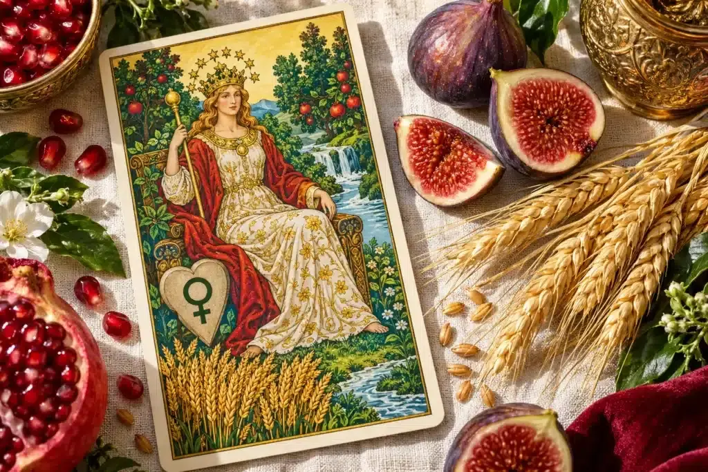 Cartea de Tarot Împărăteasa: Creștere și Deschidere, Nu Doar Fertilitate